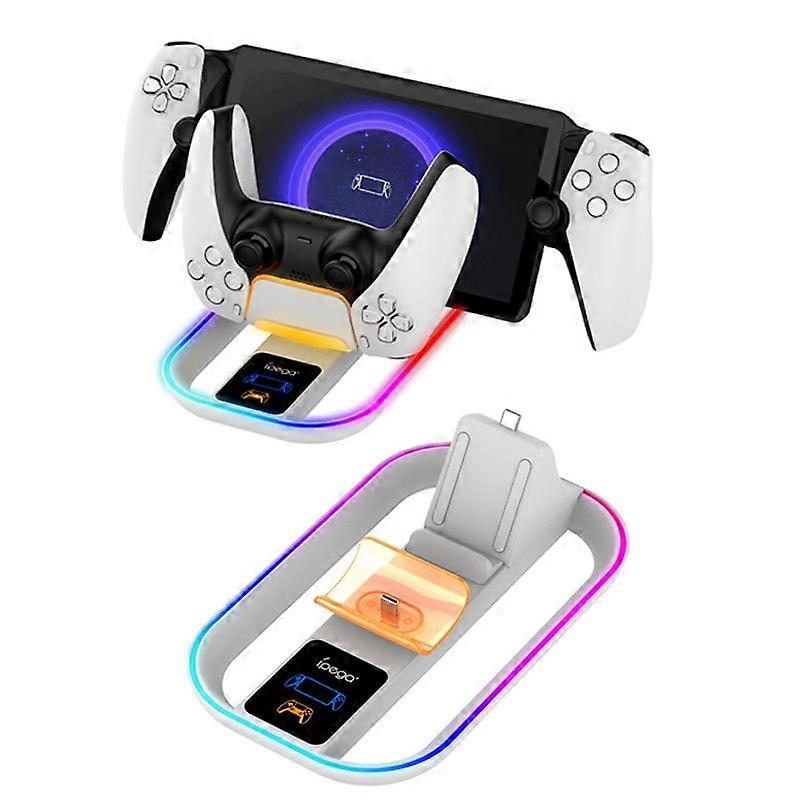 (New) For PlayStation Portal iPega Controller & Game Console Charger with RGB Light PG-P5P11