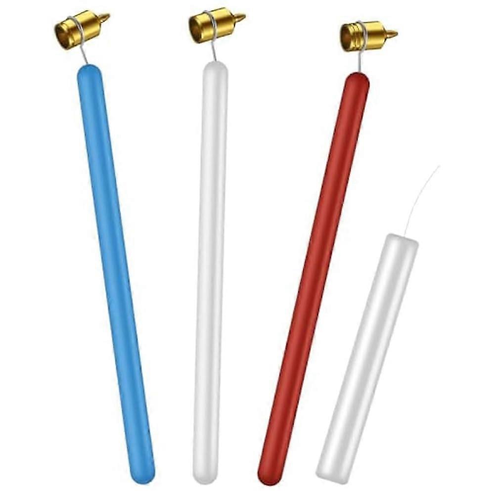 Kistka Wax Pen Set For Pysanky, Brass Slant Line Tips 0.7/0.5/0.4 mm, Precise Decorating Kit