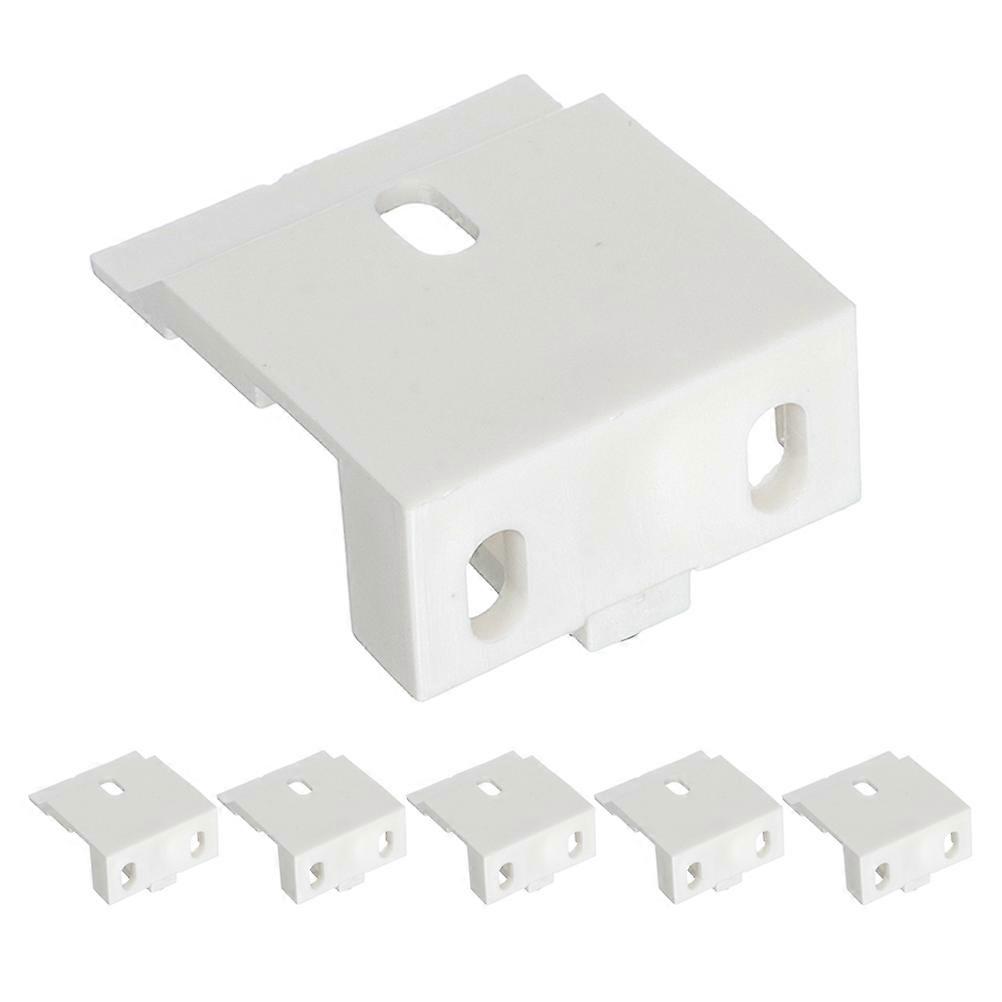 Mount Bracket Holder Wall Mount Curtain Holders Metal Versatile Use Kitchen Use Diy Enthusiasts 6Pcs