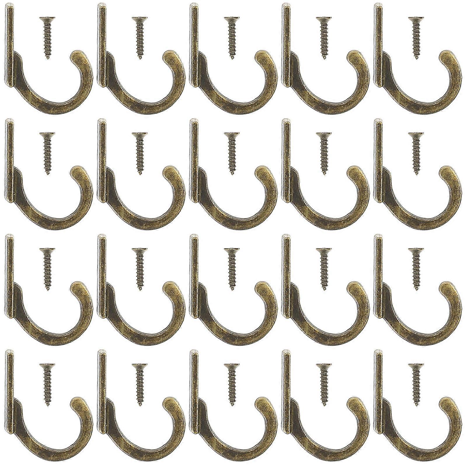 Rustic 58PCS Wall Mounted Key Hooks and Coffee Cup Hangers for Mug Storage and Everyday Use