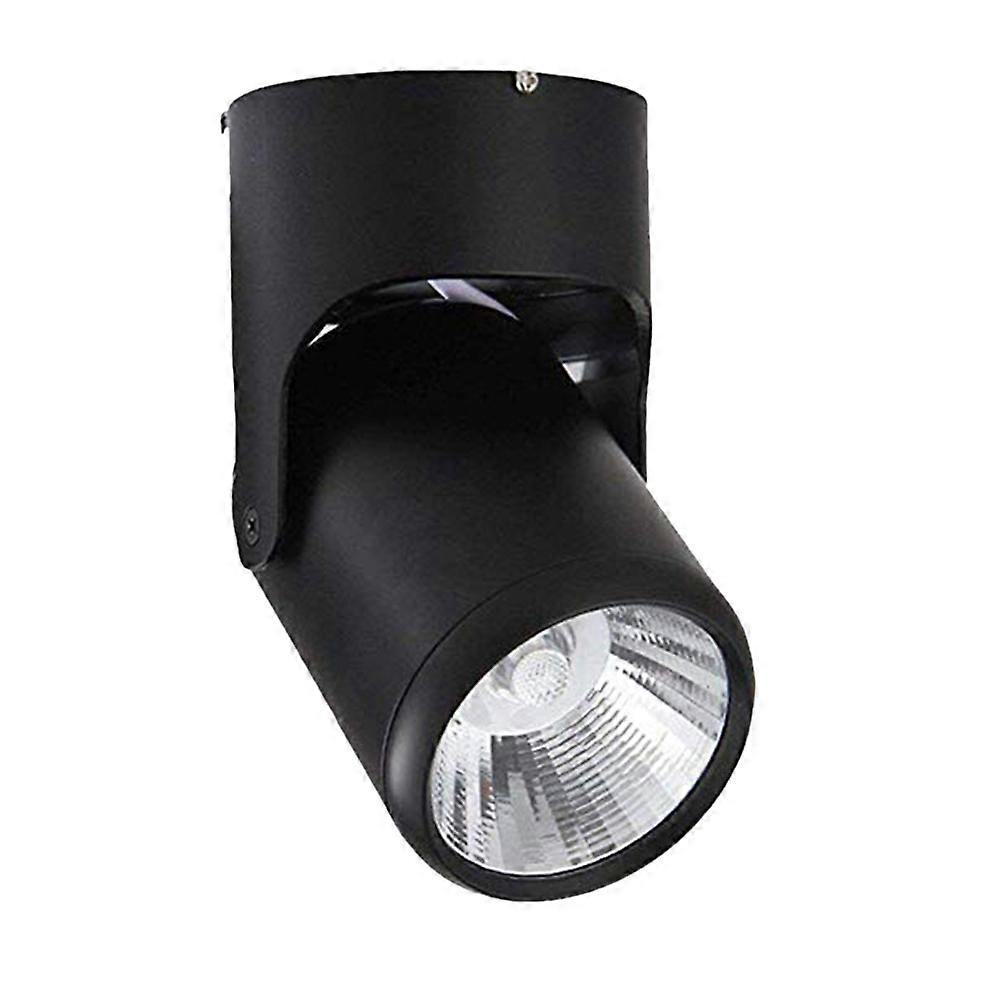 Adjustable LED Spotlight with Aluminium Body for Home Use Black Color 7W
