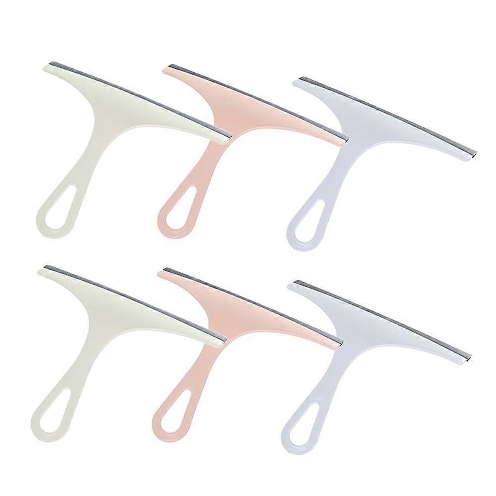 Shower Squeegee for Glass Window Wiper with ABS and Rubber Material Ideal for Bathroom Use 6 Pieces
