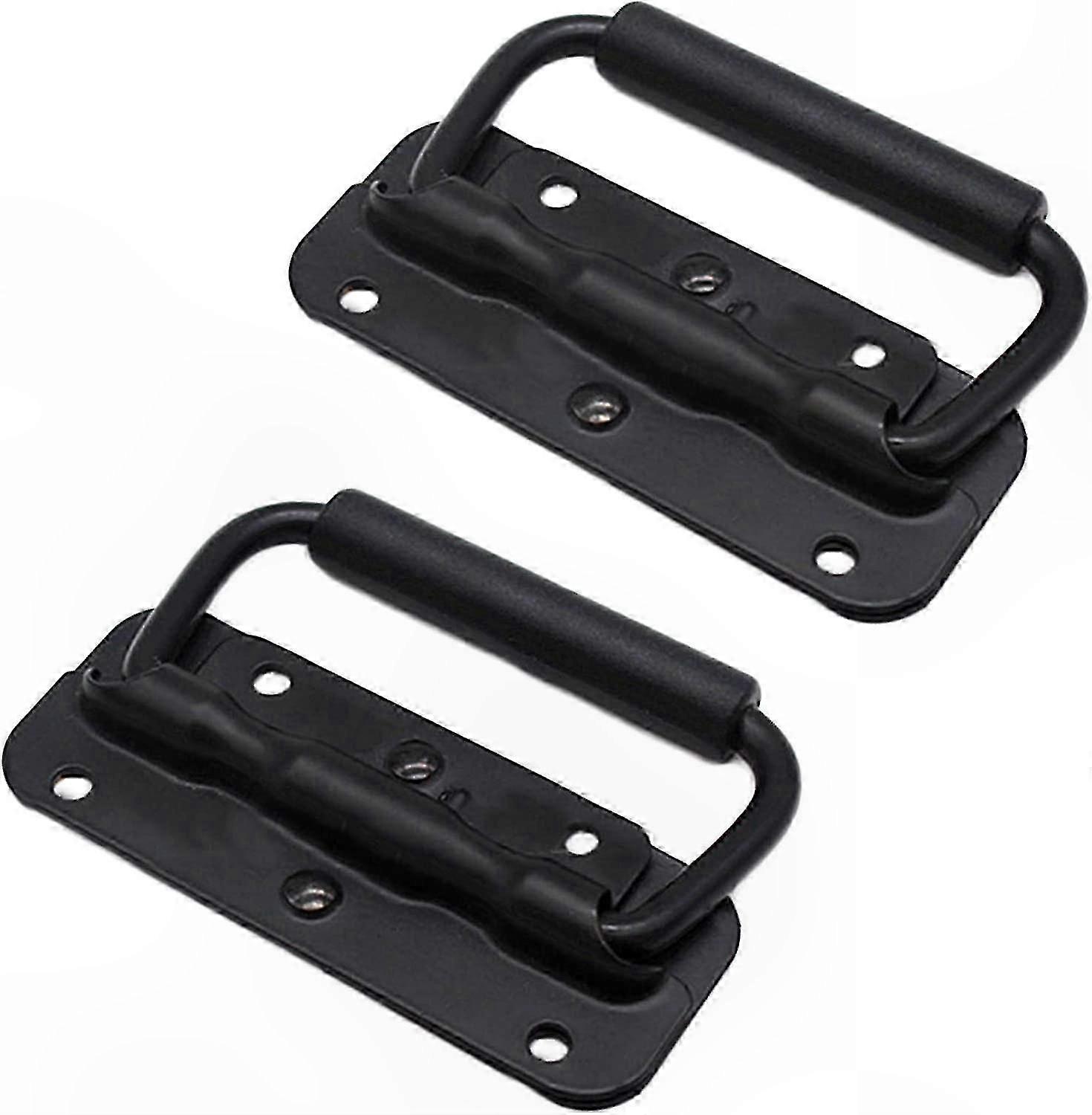 Folding Stainless Steel Pull Handles for Tool Boxes and Storage Containers