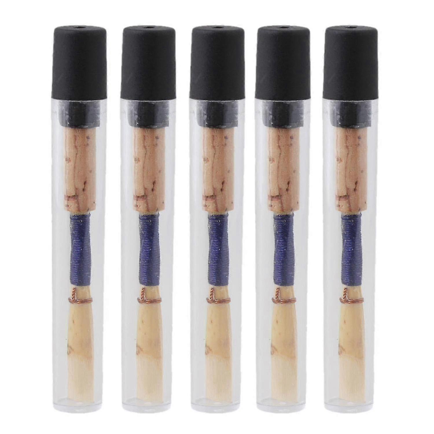 2025 Xwood Color Medium2.5oboe Reeds Woodwind Parts With Tube Holder7.2cm