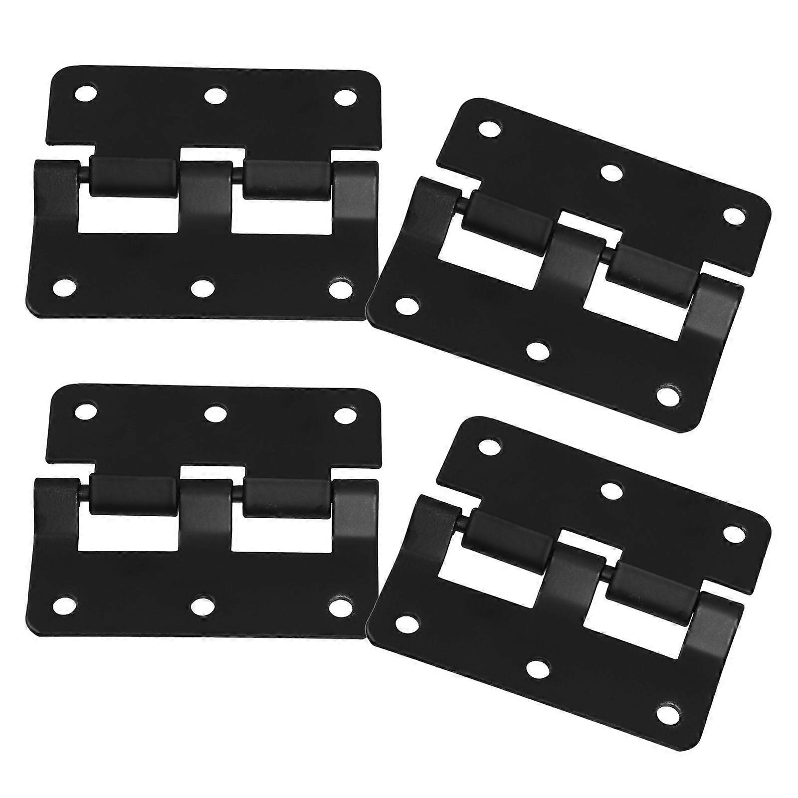 Removable Hinge For Trunks 4Pcs Efficient Black Metal Wide Usage Quick Assembly Design Suitable For Professional Transport
