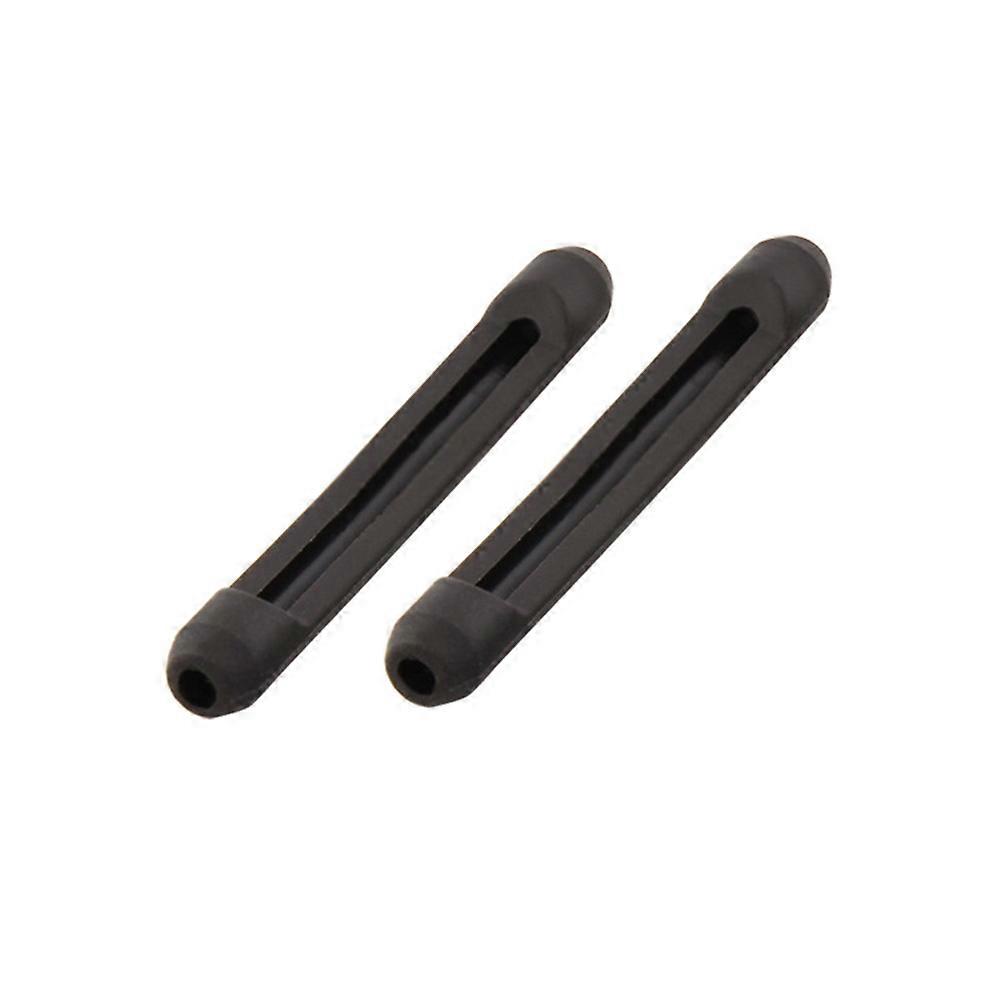 4 Pairs Silicone Sleeve for Glasses Sunglasses Sets with Non Slip Covers and Leg Sets Anti Silicone Ear Hooks Kit Black