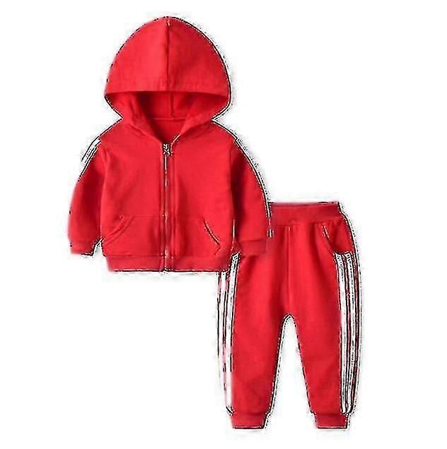 Kids 2pcs Hooded Tracksuit Set