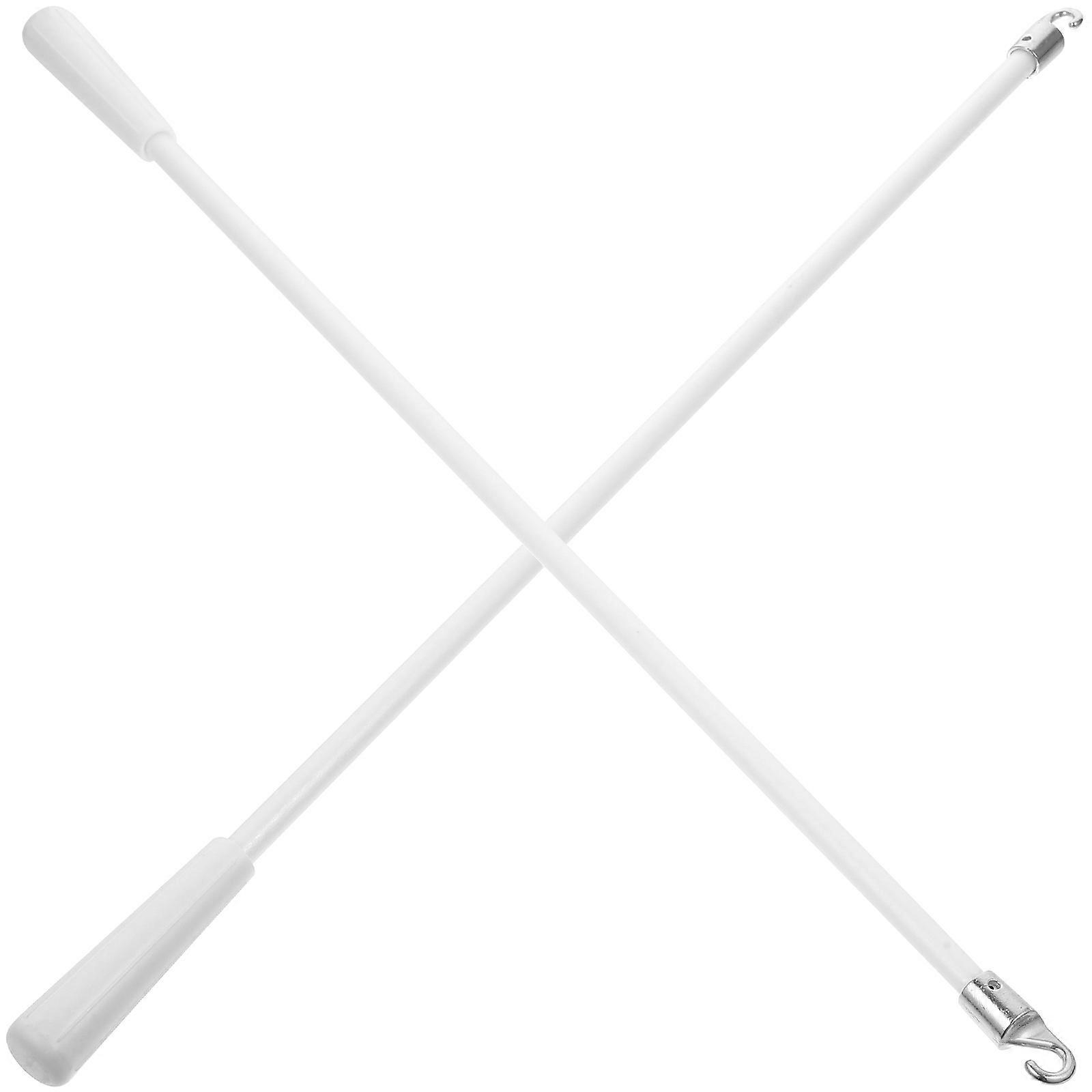 2pcs Adjustable Shutter Rod Pulls Drapery Wands Curtain Rods