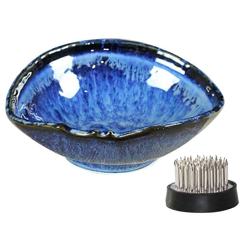 Small Ceramic Planter Pot Modern Teacup Style Mini Vase for Hydroponics Desktop Flower Arrangements Home Office Decor