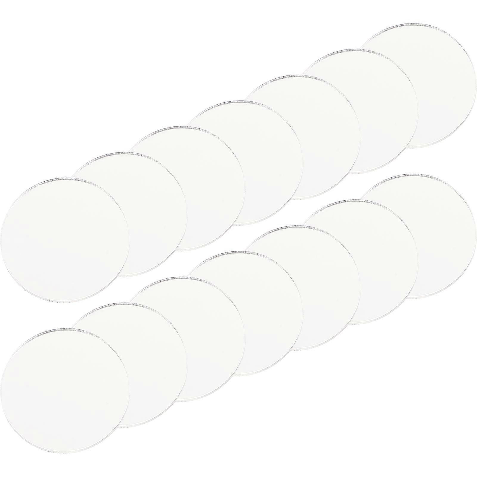Self-adhesive Acrylic Mirror Stickers For Decorative Use In Various Occasions With 3.5 X 3.5cm Size 30Set