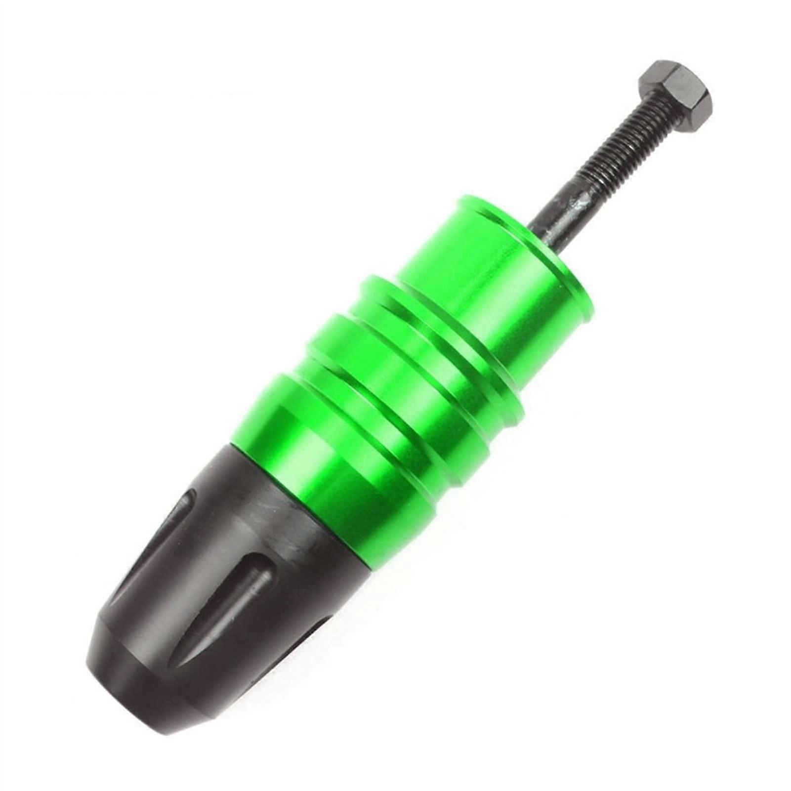 Motorcycle Frame Slider Crash Protector Exhaust Guard AntiCrash Pad for Kawasaki Z750 Z 750 20072012 08 2009 2010 2011 Frame Slider (Color: Green)