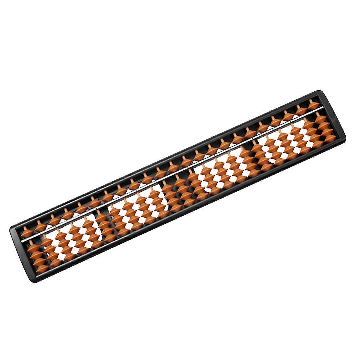 Chinese Bead Arithmetic Abacus 1Pcs ABS Black for Counting Skills Decorative Collectible