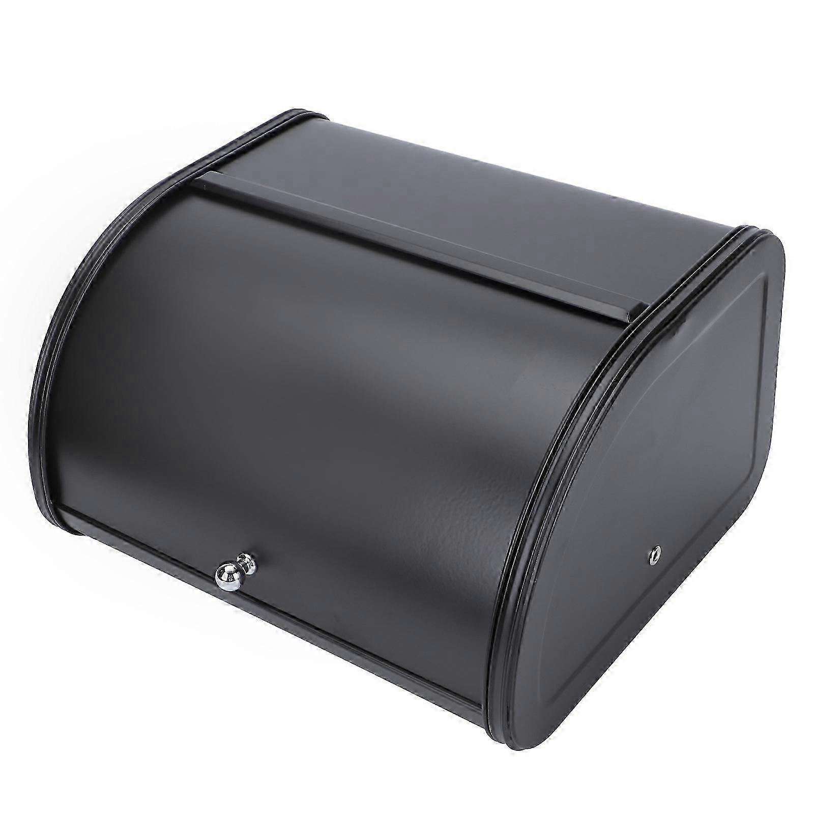 حامل خبز تخزين صندوق خبز حديدي للمطبخ المنزلي .00X26.00X17.80 سم منظم الخبز 1 عبوة