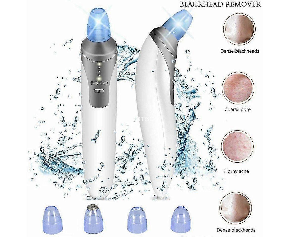 Advanced Vacuum Blackhead Remover - 5 Suction Levels, USB Rechargeable Pore