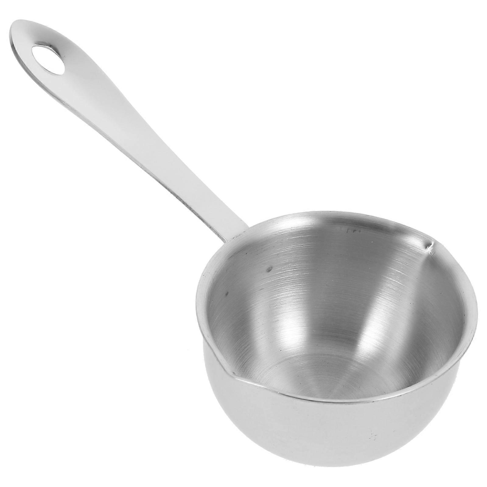 Mini Butter Melting Pot Small Sauce Pan Stainless Steel Oil Heating Pot Milk Warmer 1 Set