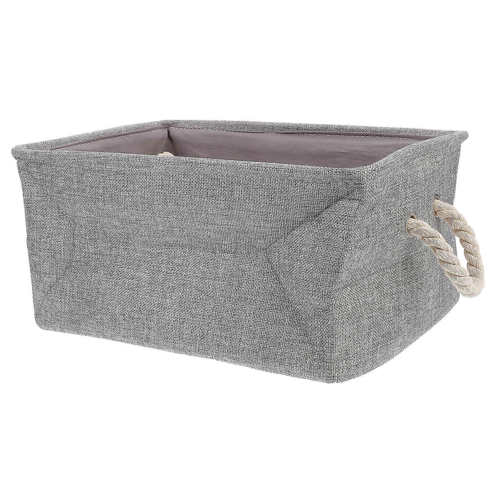 Baskets Storage Organization Storage Basket Sundry Container For Home Organization Grey Cleaning 1Pack