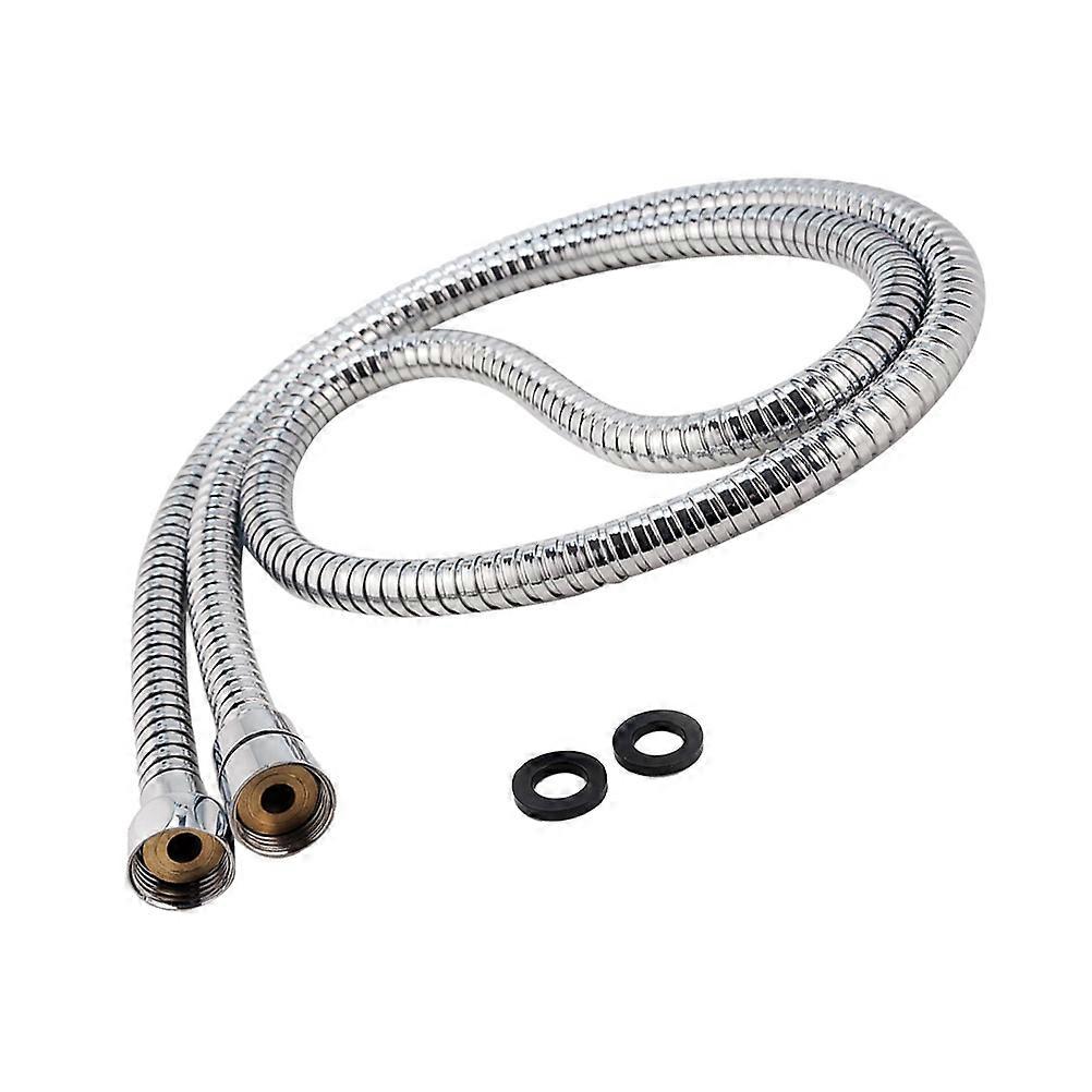 Stainless Steel Shower Hose with Brass Connectors for Bathroom Use Flexible and Durable 1.5 Meters