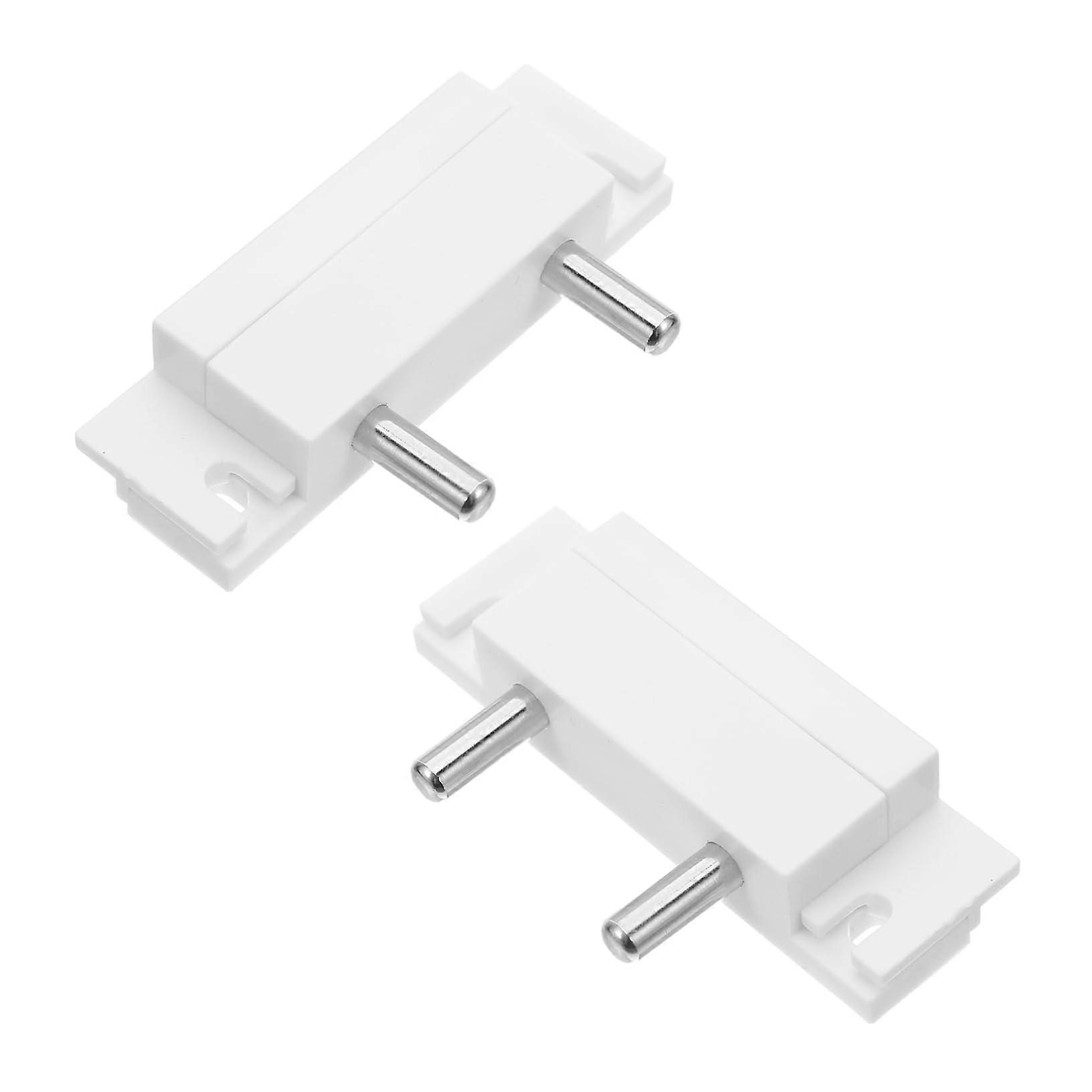 2 Pieces Water Leak Detection Sensor with Wide Detection Range Durable Liquid Probe Easy Installation for Home Office White