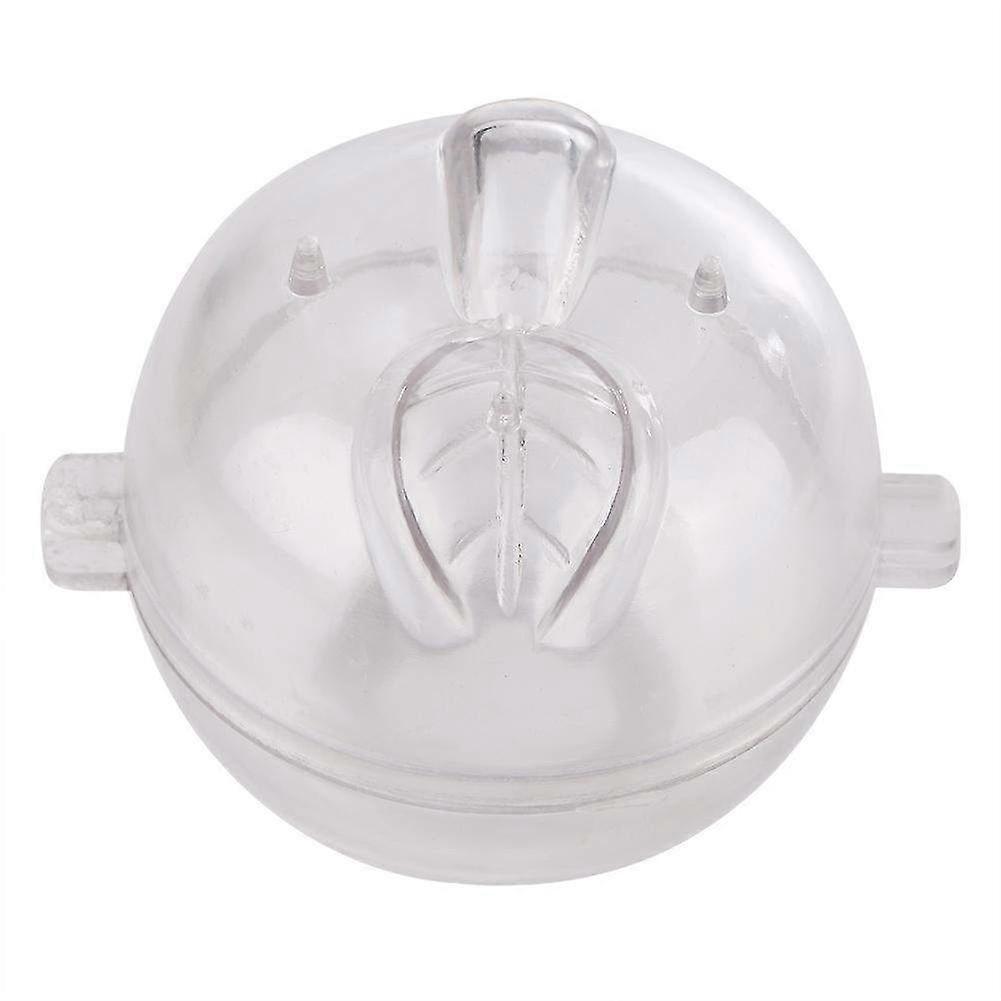 Apple-Shaped Clear Plastic Candle Mold - DIY Tool for Heat-Resistant Wedding Candles & Craft Projects