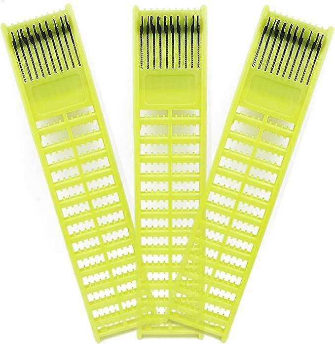 3-Pack Plastic Rig Boards - Double-Sided Hook Storage
