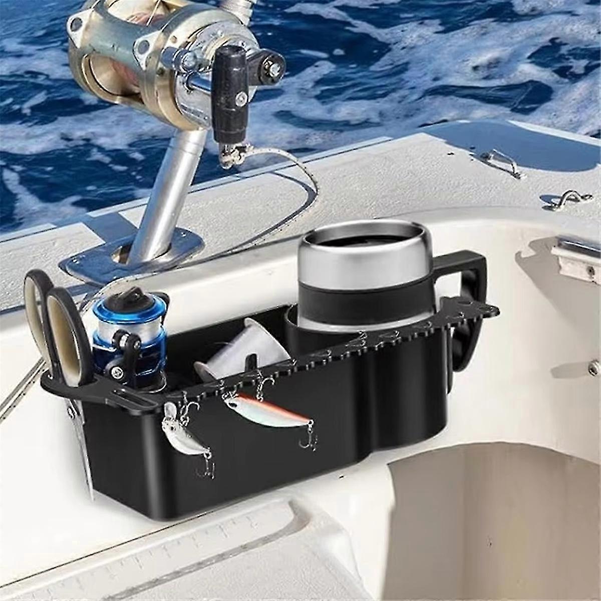 Boat Water Bottle Holder with Rubber Tab - Multi-Functional Cup Organizer for Boat Bottles T