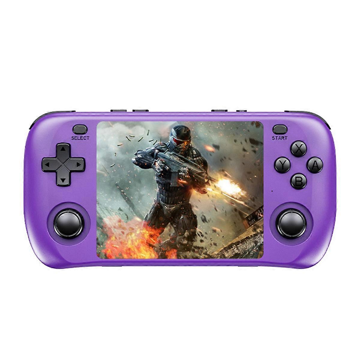 H36S 3.5 Inch Pocket Handheld Game Console 64G for /PS1//SNES/ Emulators Portable Video Gaming Players