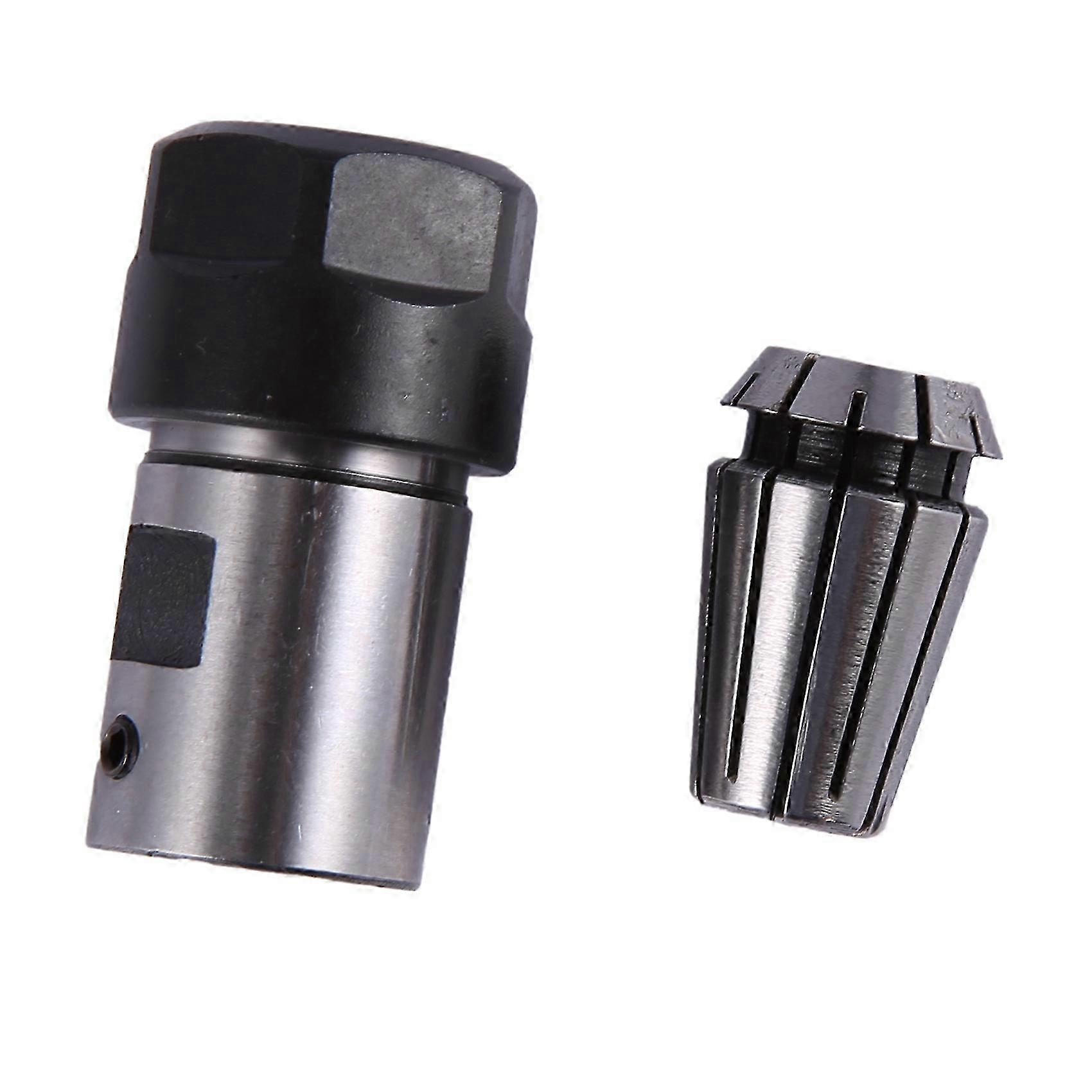 Spindle Motor Clamp Rod C20 Er16 32L 8Mm + Er16-1/8(3.175)Mm Collet - 1Pcs Each