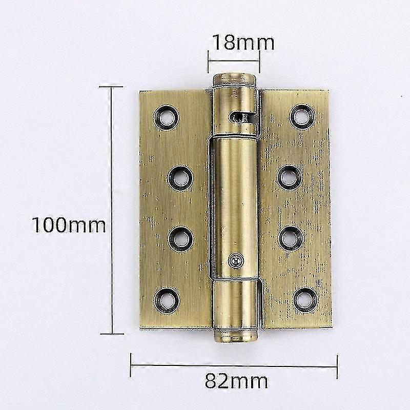Automatic Self-Closing Hidden Door Hinge with Buffer and Damping Function for Invisible Spring Hinges