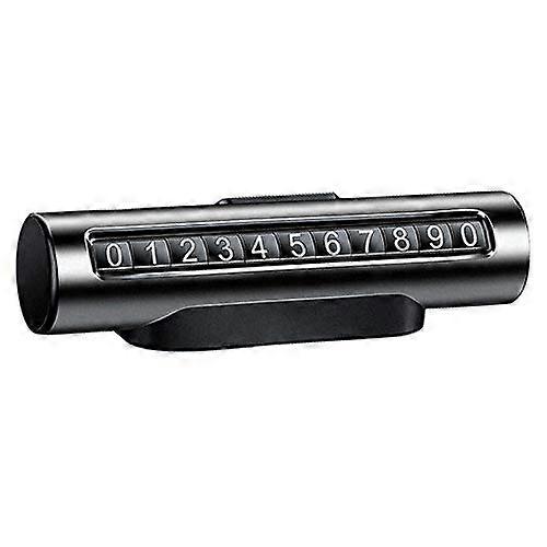 Temporary Parking Card Car Temporary Parking Card Rotate Phone Number Plate Aluminum Universal Park Stop in CarStyling Goods Auto Accessories 18