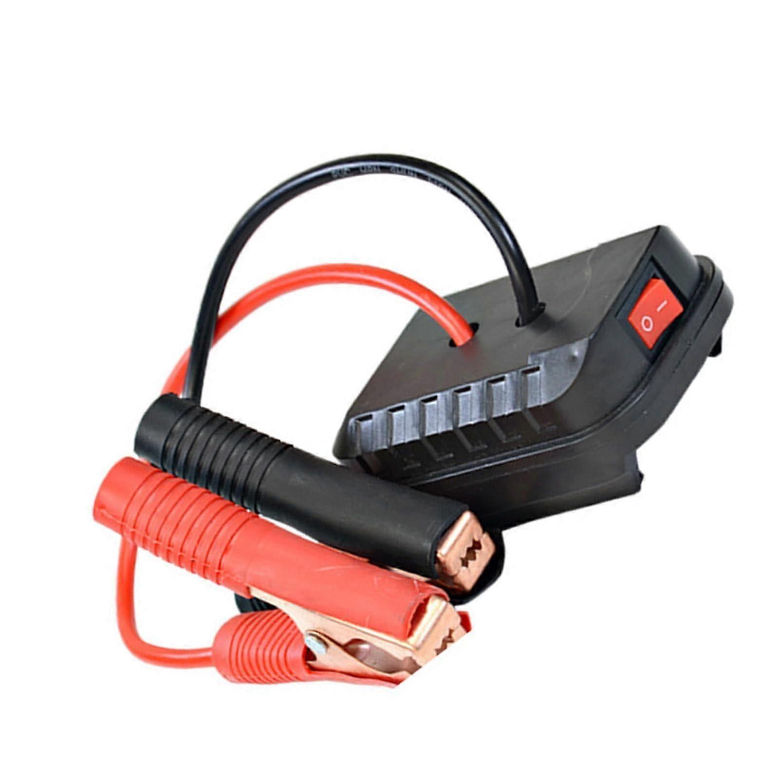 Easy Carry Car Notes Power Pack with Clamps Upgrades for Quick Vehicle Battery Boosts and Device Charging'