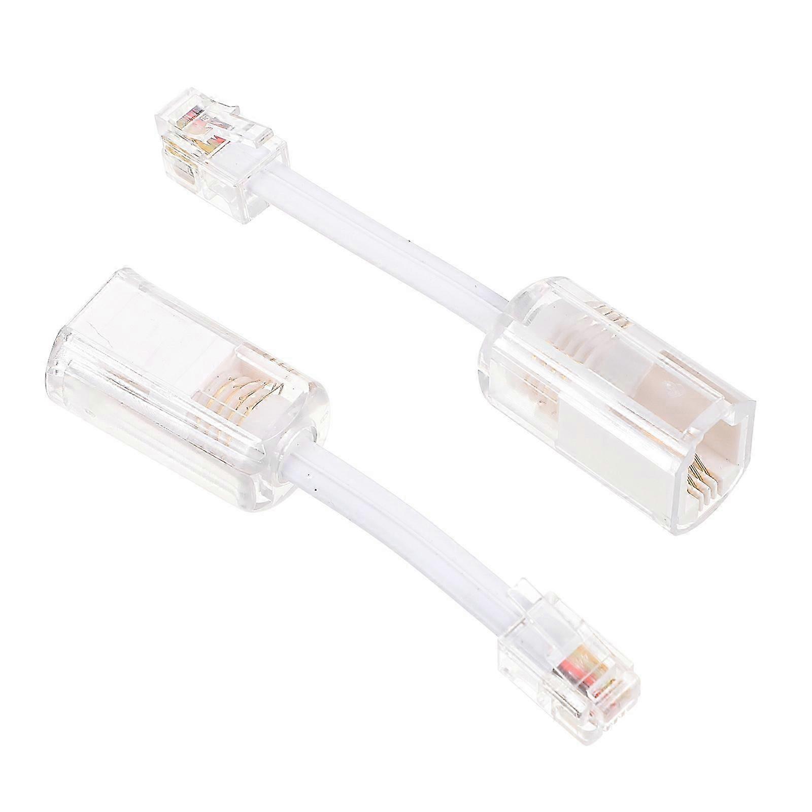 Rotating Landline Adapter, Swivel Functionality to Avoid Cord Mess, Premium Build Quality