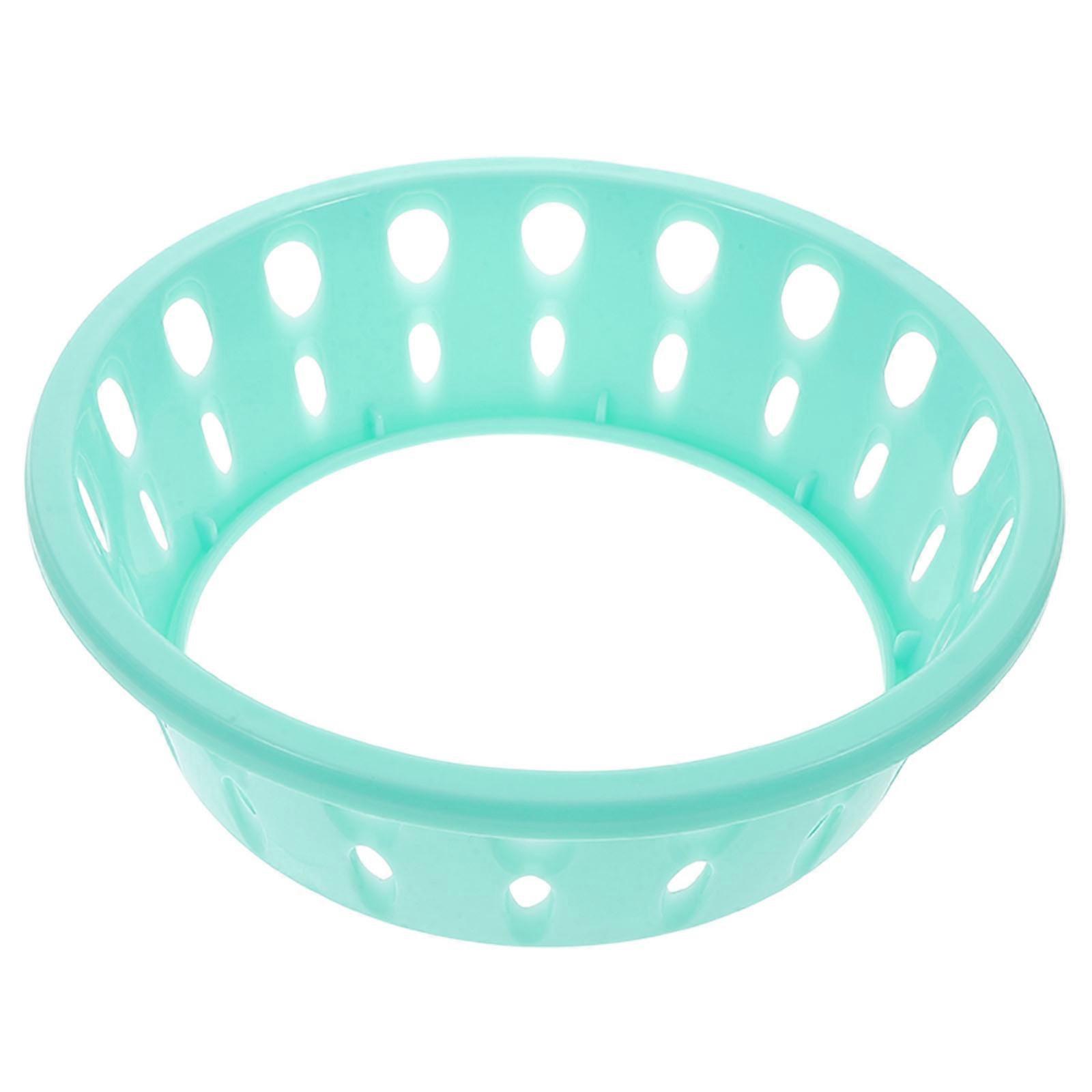 Sturdy Plastic Watermelon Display Holder Light Green AntiSlip Circular Base for Decoration 7.87 Inches