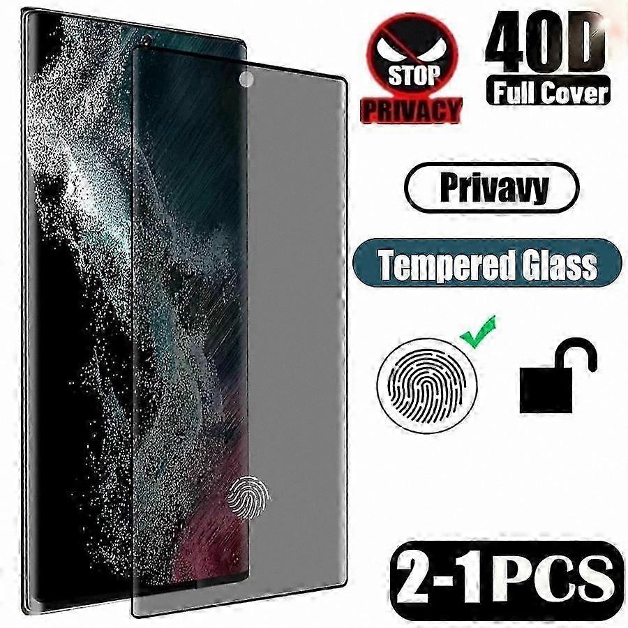 Anti-Spy Tempered Glass Screen Protector for Multiple Phone Models with Fingerprint Unlock Compatibility