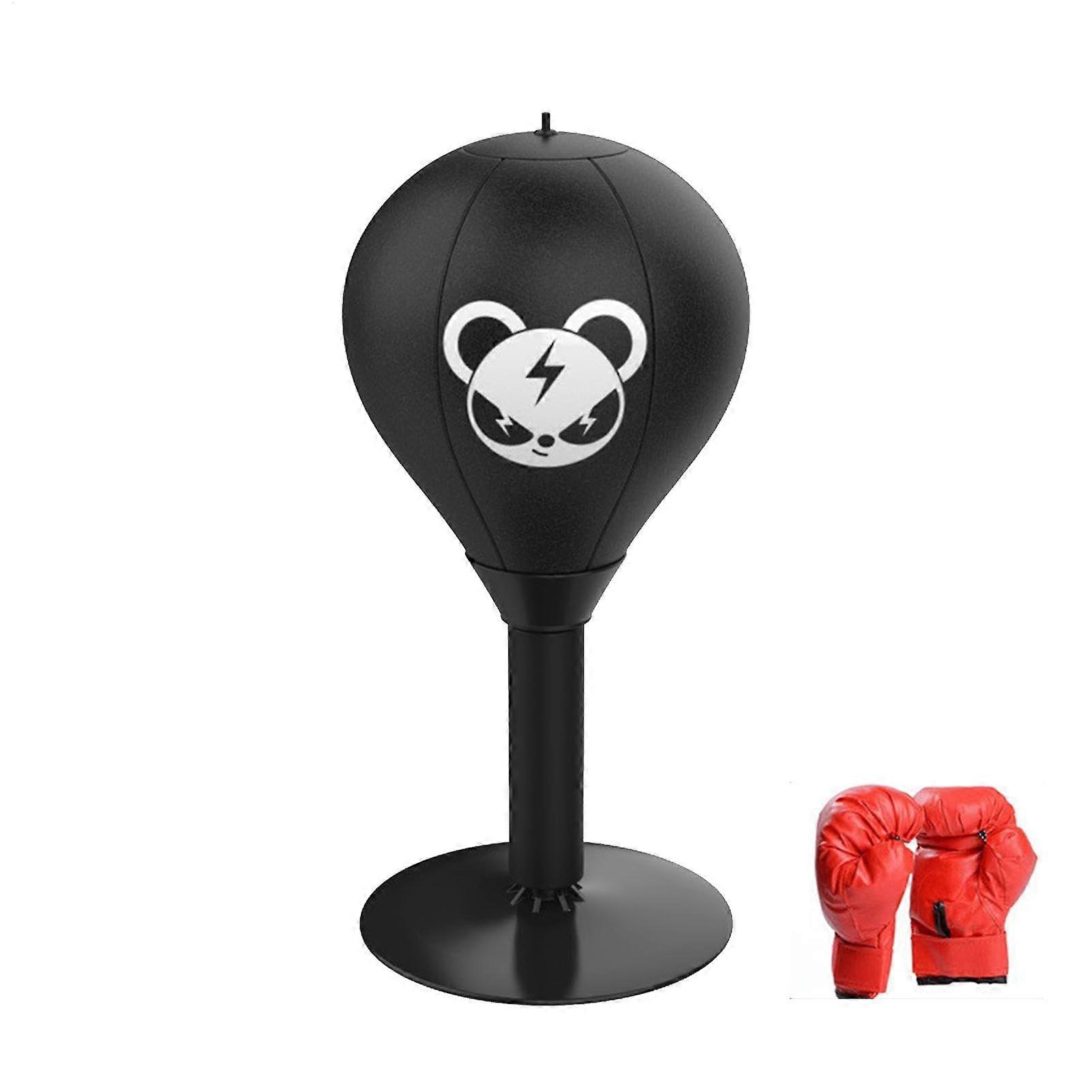Table Boxing Ball Heavy Duty Punching Bag for Home and Office with Pump, Portable Desktop Stress Reliever Toy for Kids