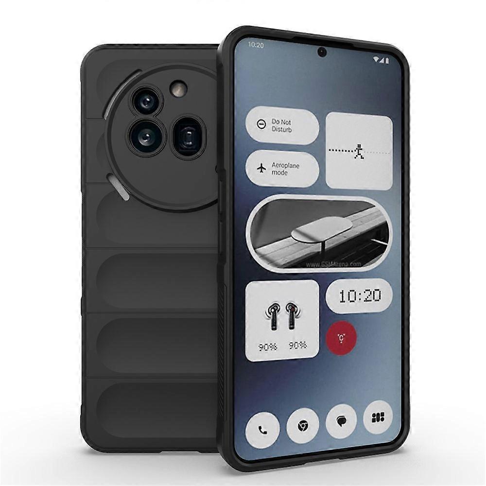 AMORUS Compatible For Nothing Phone (3a) Pro Case Shockproof Soft TPU Rugged Phone Back Cover