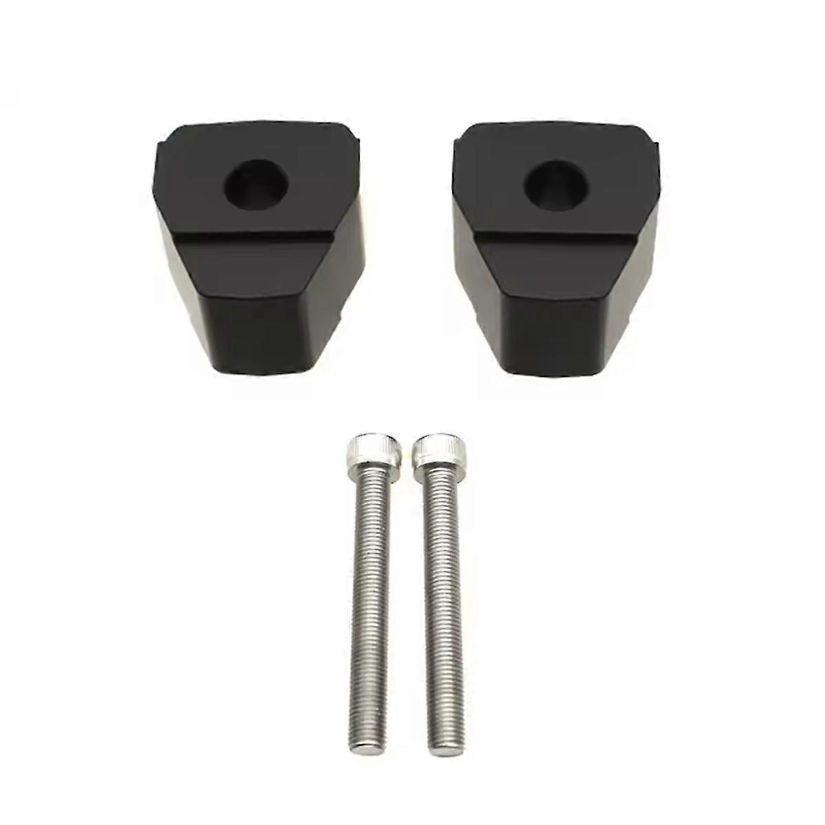 Motorcycle Handlebar Risers Handle Bar Clamp Extend for Black