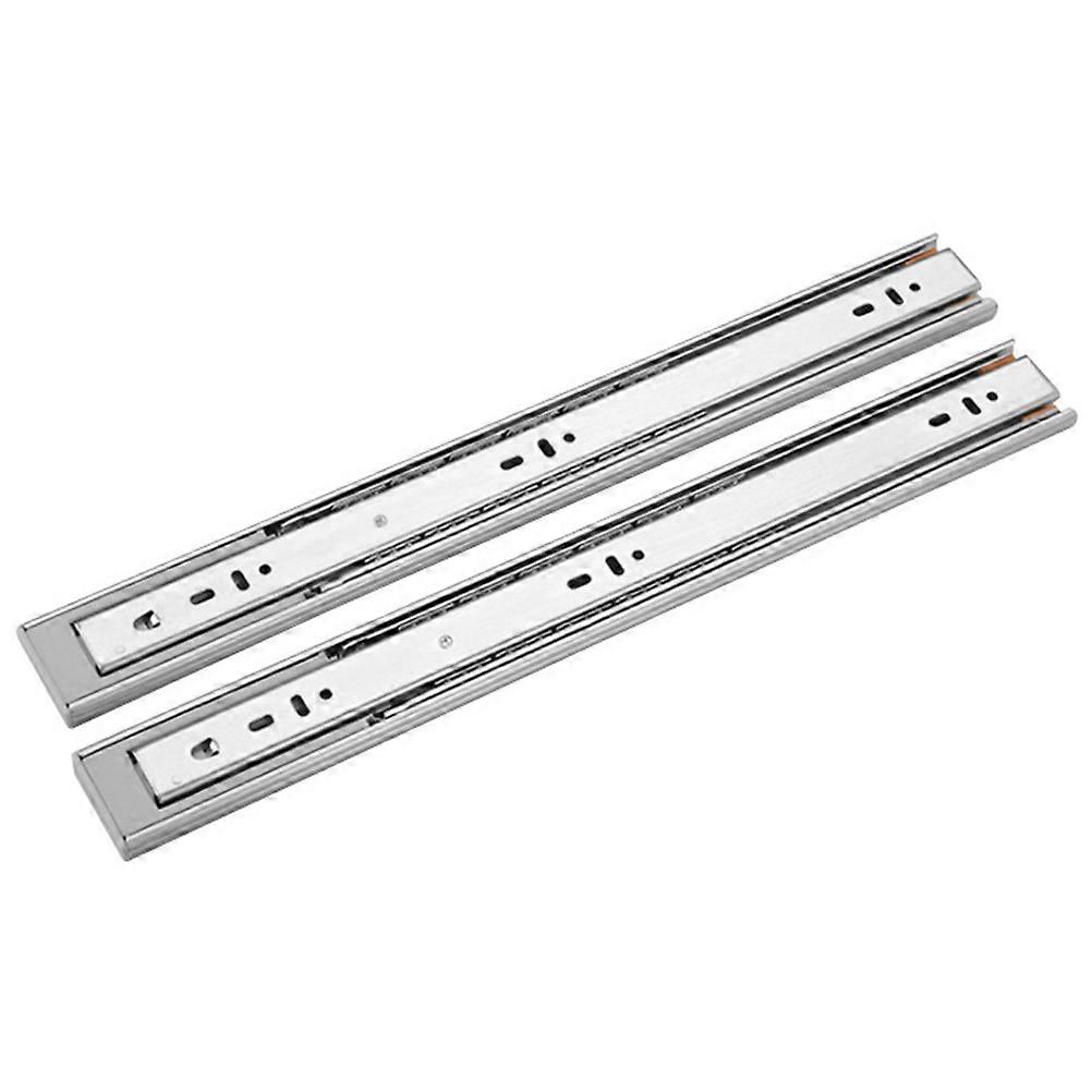 Drawer Slides Furniture Assembly Smooth Load-Bearing Cold Rolled Steel 30X4.5Cm Anti-Trip 1 Pair