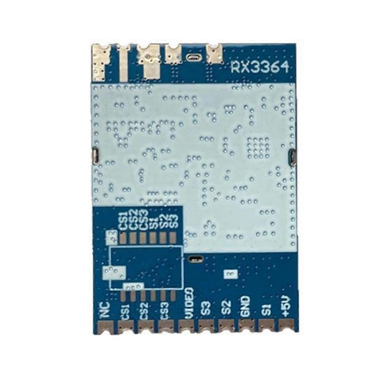 3,3G FPV VRX-Modul RX3364 Drahtloses Empfängermodul Drahtloses analoges Empfängermodul FPV Audio-Video-Übertragungsmodul
