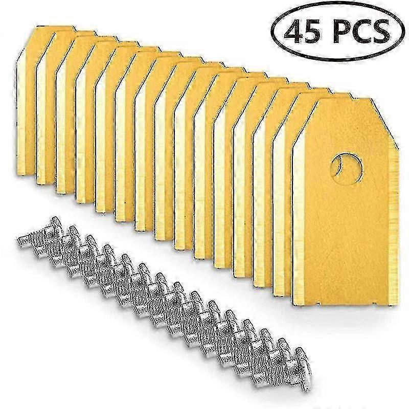 Replacement Robotic Mower Carbon Steel Blades For All Automower 30/45pcs Robotic - XC SZRH A-S