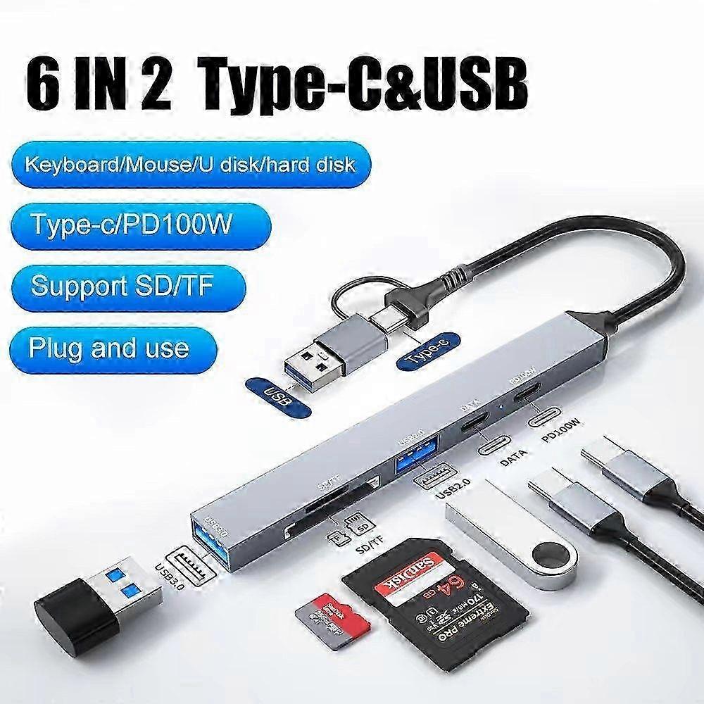 A1 New type-c five-in-one 3.0hub hub computer tablet mobile phone splitter PD