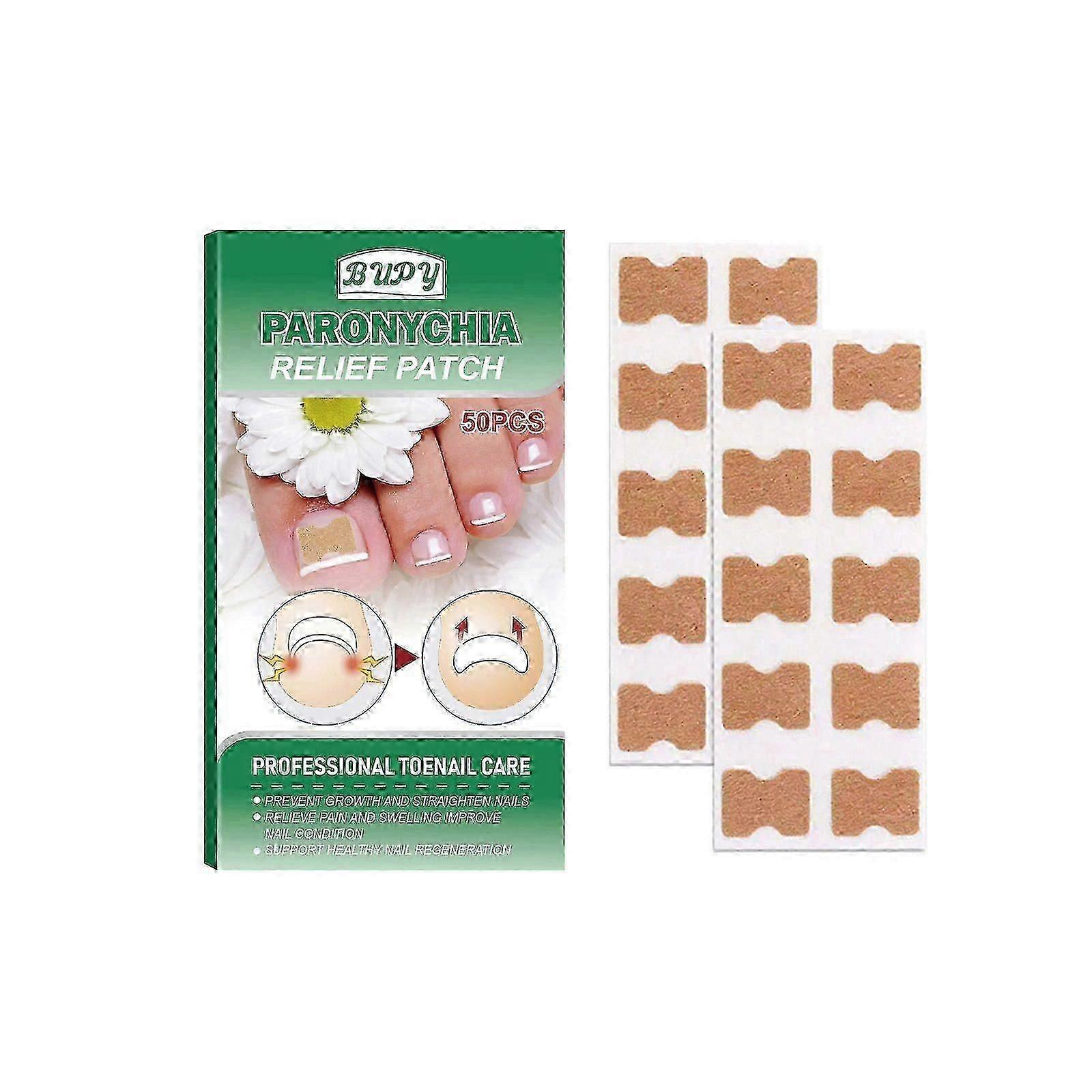 Ingrown Toenail Corrector Patch, Ingrown Toenail Corrector Strips, No-Glue Toenail Correction Patches, Ingrown Toenail Treatment Tool Foot Care