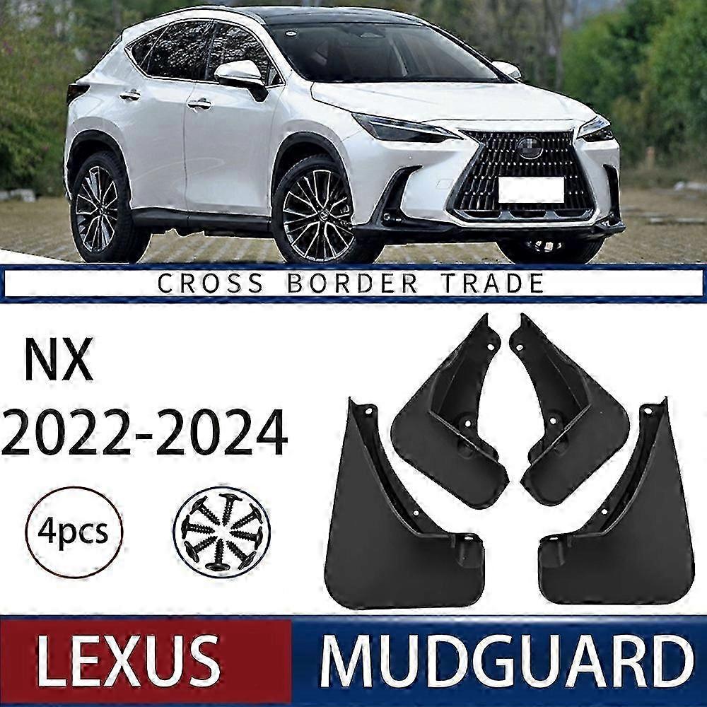 2025 For Lexus NX 2022-2025 Splash Guards Mud Car Accessories Flap Mudguard Protector Auto Parts 4Pcs