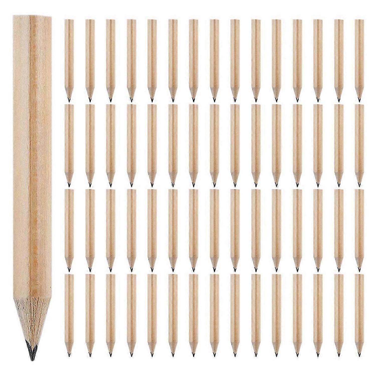 100Pcs 3.5In Beginner Writing Pencil,Students Stationery,Triangular B