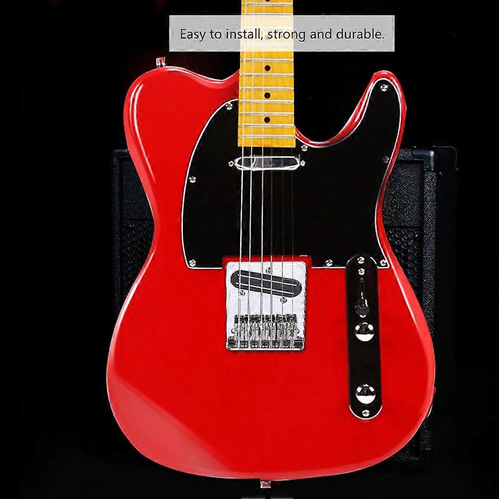 Silver Pattern TL Guitar Bridge with Dual Rail Pickup & Wrench, 10x8x3.5cm