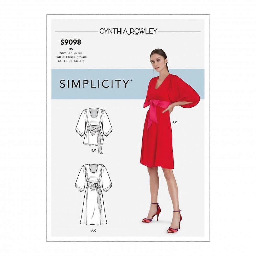 Simplicity Paper Sewing Pattern 9098