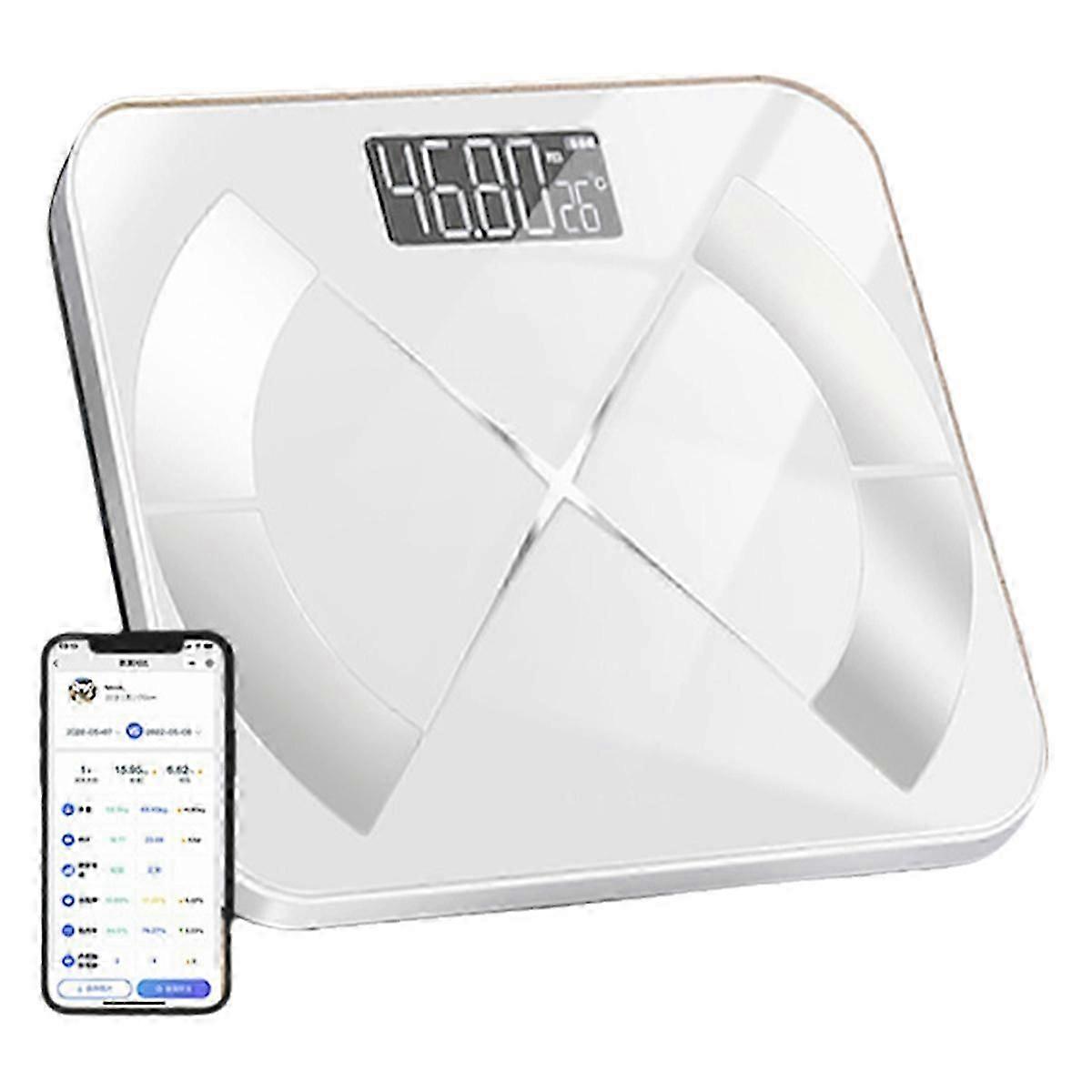 Electronic Scale Smart Bluetooth Weighing Charging Simple Weight Scale Weighing Home Fat Body Fat M