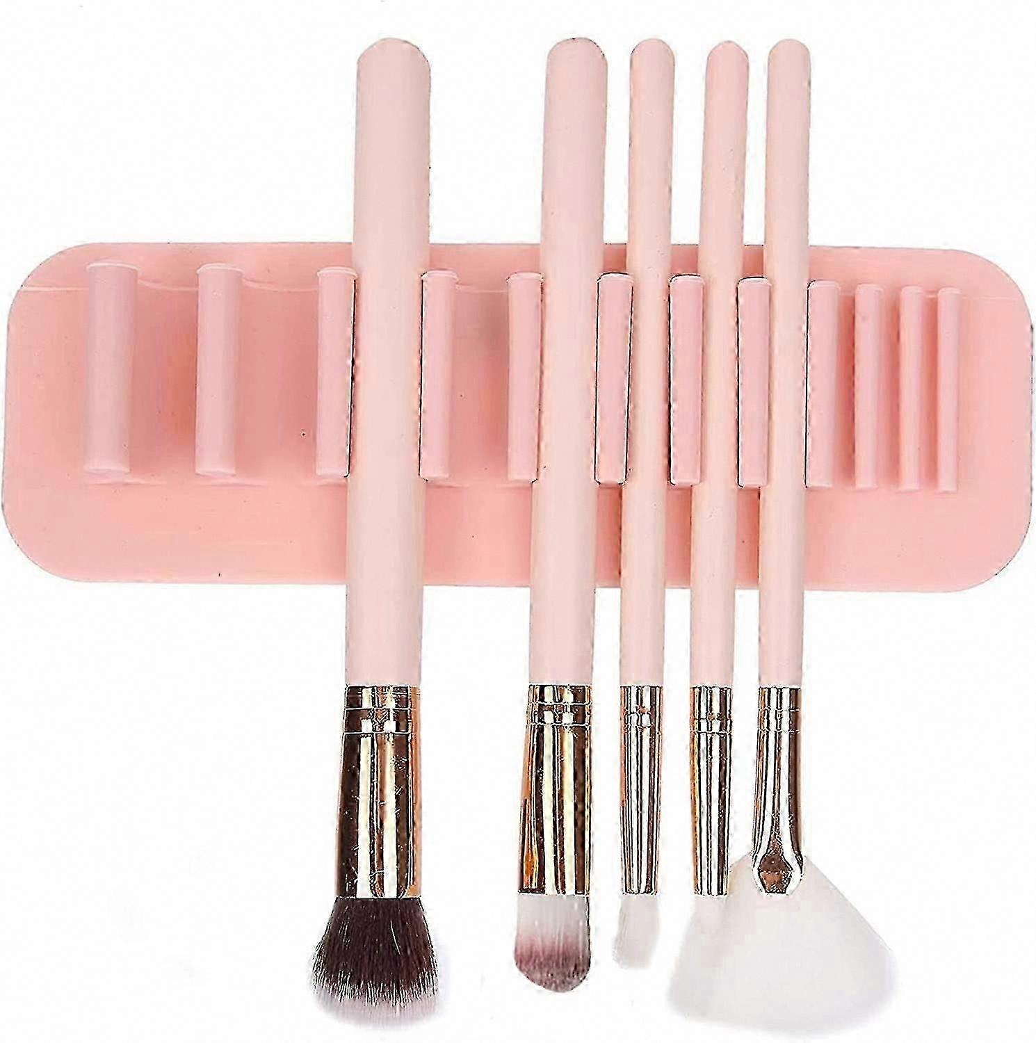 Wall Mounted Electric Toothbrush Holder, Silicone Wall Mount for Toothbrushes and Makeup Brushes, Multi-function Organizer