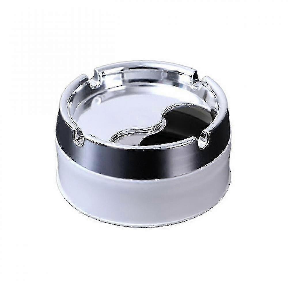 Household Detachable Rotatable Lid 360 Degree Free Rotation Stainless Steel Corrosion Resistance Portable Cigarette Ashtray