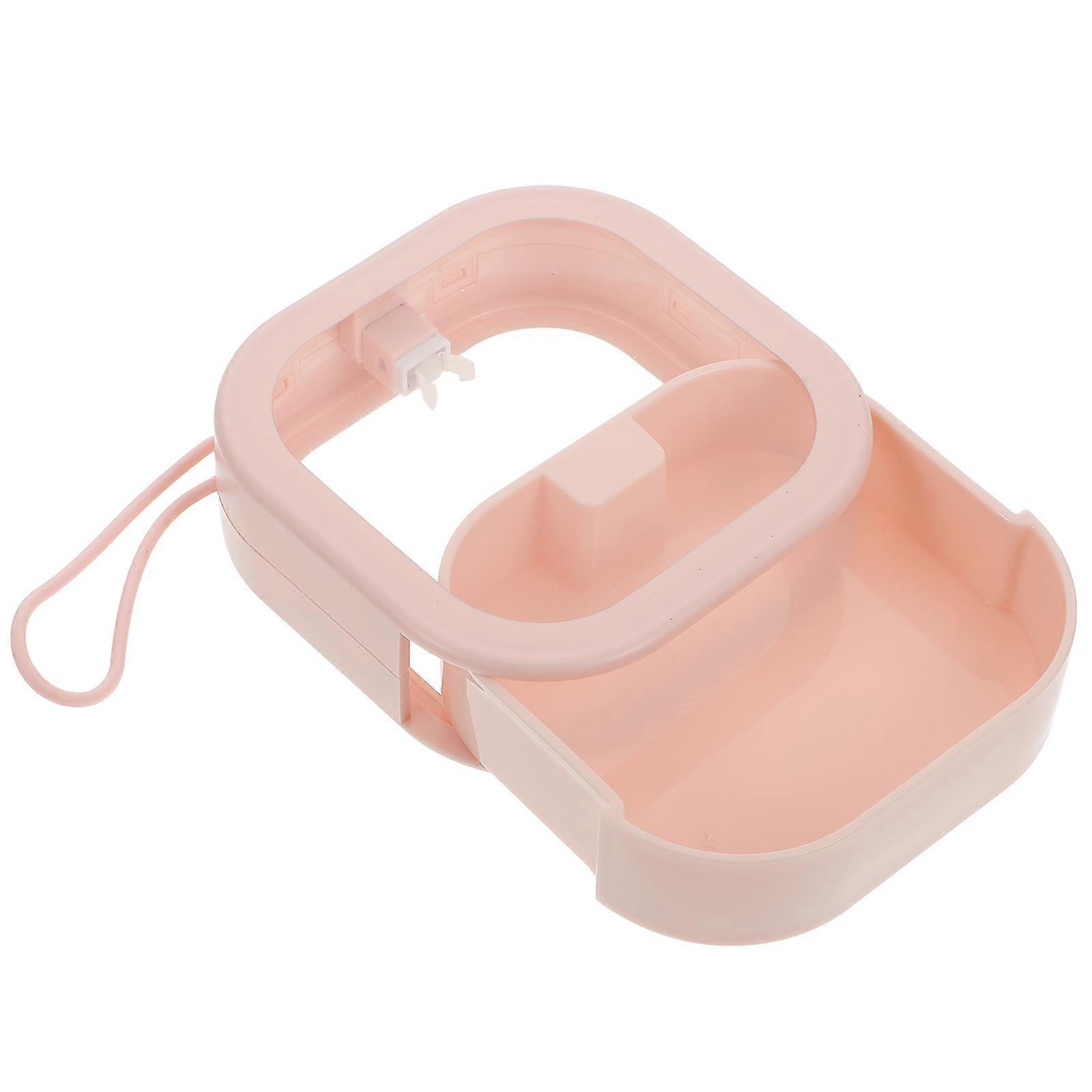 Dental Retainer Box Pink for Storage 1Pcs Denture Guard Case