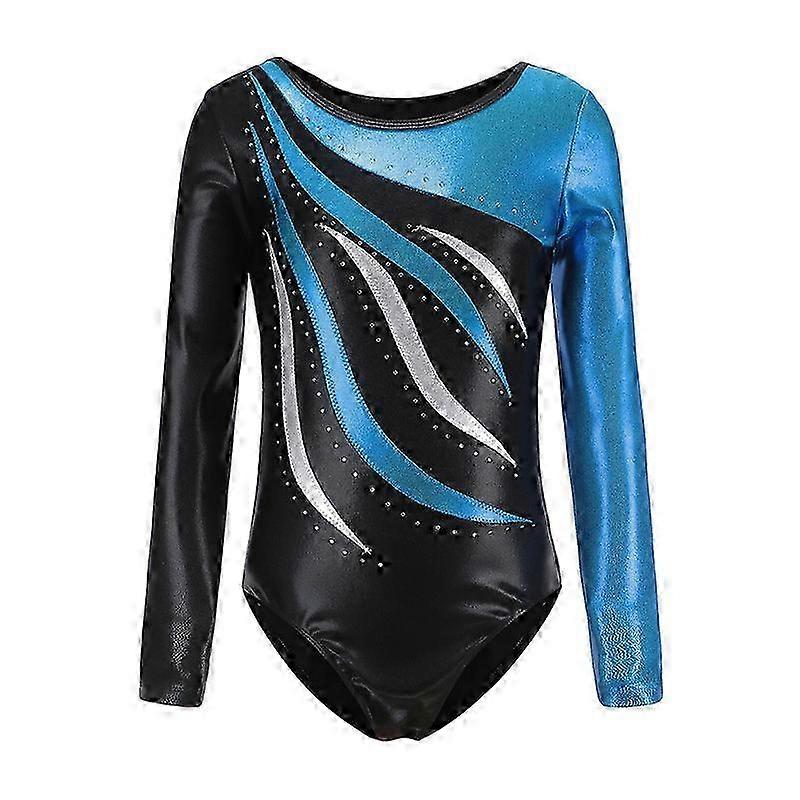 Children's dance practice clothes, shiny and slim fit, suitable for ballet, gymnastics, swimming training and performances